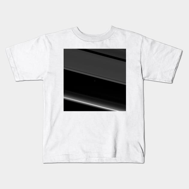 Earth from Saturn, Cassini image (C036/9722) Kids T-Shirt by SciencePhoto